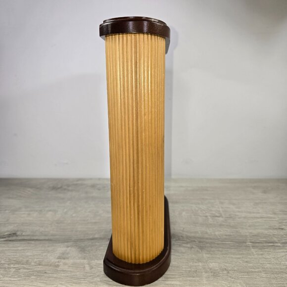 Springfield Clock Art Deco All Wood Contemporary Large Face Desk Mantle Shelf - Picture 5 of 10